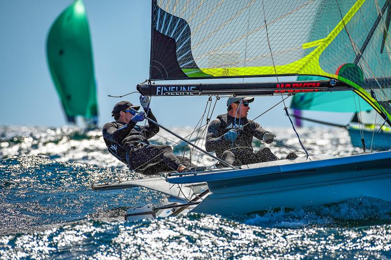 - NZL - 49er Junior Worlds, Risor, Norway - July 2019 photo copyright Martina Orsini taken at  and featuring the 49er class