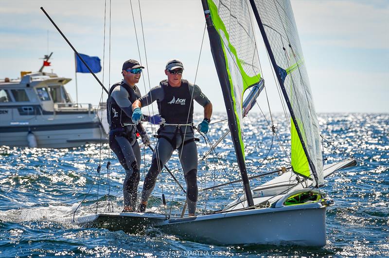 - NZL - 49er Junior Worlds, Risor, Norway - July 2019 - photo © Martina Orsini