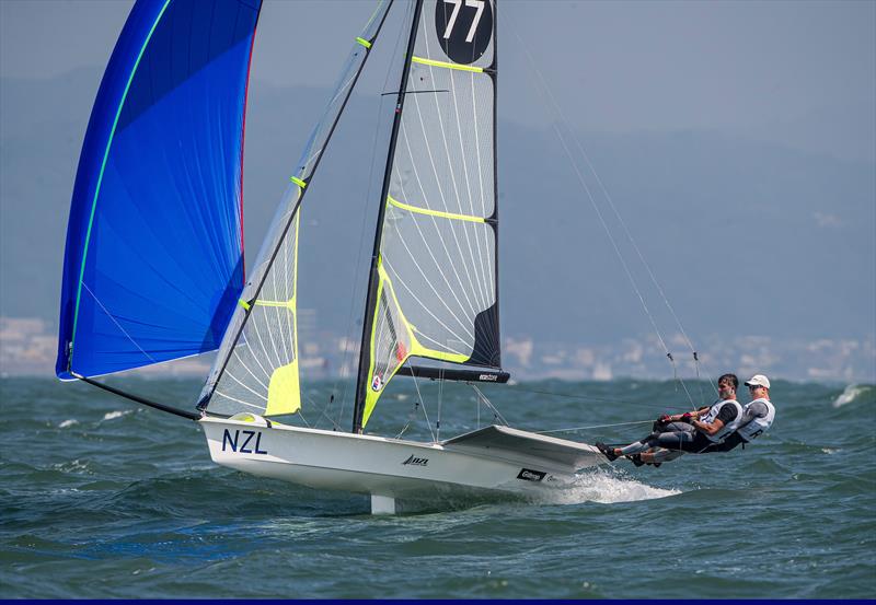 Peter Burling and Blair Tuke  (NZL) - 49er - Day 1, Olympic Test Event - Enoshima, Japan - August 2019 photo copyright Jesus Renedo / Sailing Energy / World Sailing taken at  and featuring the 49er class