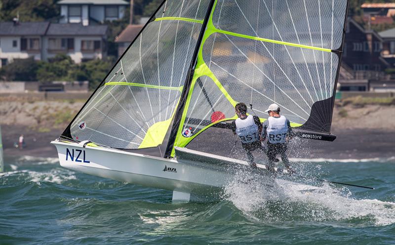 Peter Burling and Blair Tuke  (NZL) - 49er - Day 1, Olympic Test Event - Enoshima, Japan - August 2019 photo copyright Jesus Renedo / Sailing Energy / World Sailing taken at  and featuring the 49er class