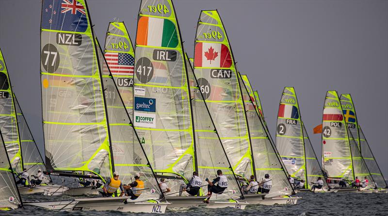 Peter Burling and Blair Tuke (NZL) - (49er) - Day 2 - Olympic Test Event - Enoshima - August 18, 2019 - photo © Jesus Renedo / Sailing Energy / World Sailing