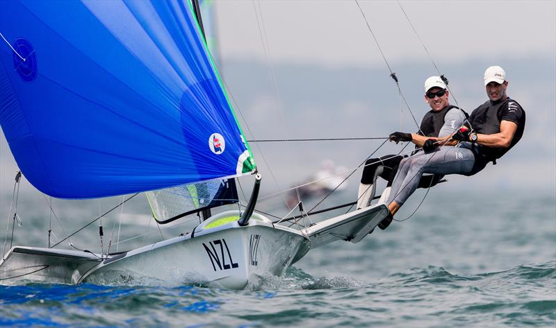 Peter Burling and Blair Tuke (NZL) - 49er - Day 3, Olympic Sailing Test Event - Enoshima - August 2019 - photo © Pedro Martinez / Sailing Energy / World Sailing