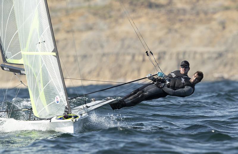 Peter Burling and Blair Tuke (NZL) European Championship winners photo copyright Lloyd Images taken at  and featuring the 49er class