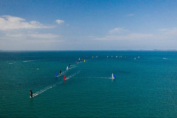 Hyundai 49er, 49erFX & Nacra 17 Oceania Championship - Day 2 - photo © Matias Capizzano