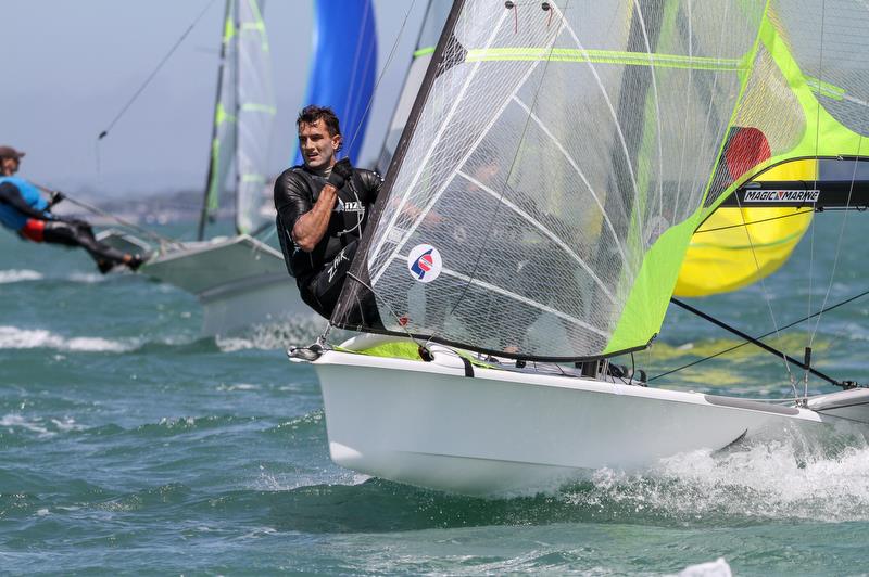 49er - Hyundai World Championships, Oceania Championship, Day 1, November 27, 2019, Royal Akarana Yacht Club photo copyright Richard Gladwell / Sail-World.com taken at Royal Akarana Yacht Club and featuring the 49er class