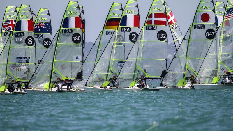 49er - Hyundai World Championships, Oceania Championship, Day 1, November 27, 2019, Royal Akarana Yacht Club photo copyright Richard Gladwell / Sail-World.com taken at Royal Akarana Yacht Club and featuring the 49er class