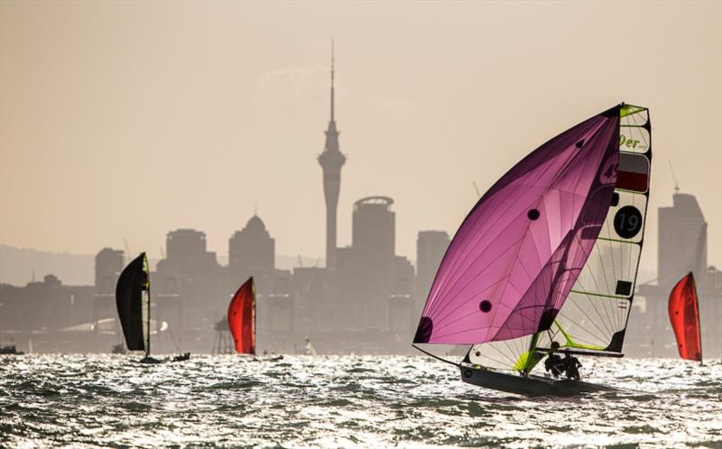 2019 Hyundai 49er, 49erFX and Nacra 17 World Championships - Day 1 photo copyright Jesus Renedo / Sailing Energy taken at  and featuring the 49er class
