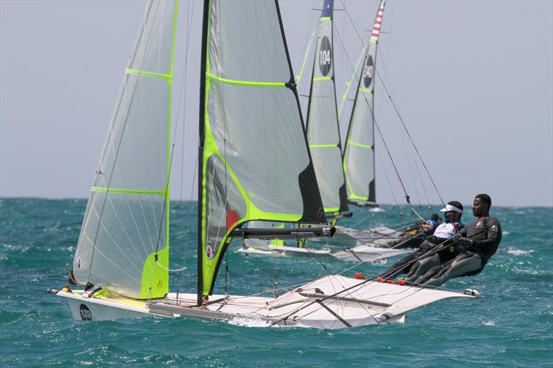 49er FX - Hyundai Worlds - Day 2 , December 4, 2019, Auckland NZ - photo © Richard Gladwell / Sail-World.com