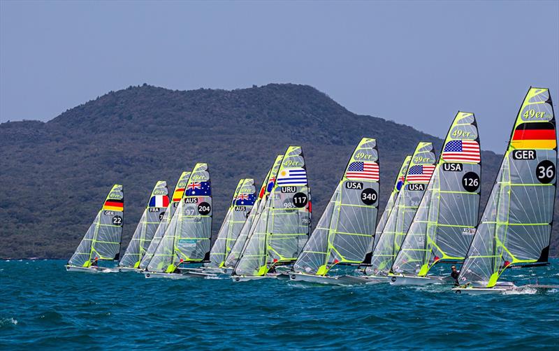 49er, 49erFX and Nacra 17 World Championships - Day 2 photo copyright Sailing Energy taken at Royal Akarana Yacht Club and featuring the 49er class