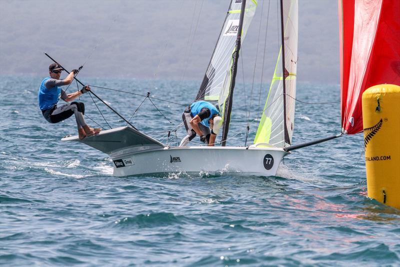 Peter Burling and Blair Tuke - 49er - Hyundai Worlds - Day 3 , December 5, 2019 , Auckland NZ - photo © Richard Gladwell / Sail-World.com