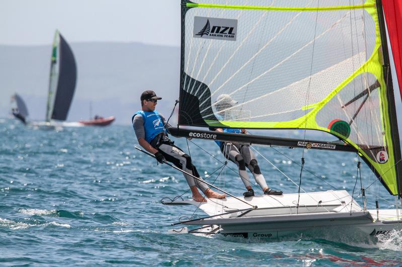 Peter Burling and Blair Tuke - 49er - Hyundai Worlds - Day 3 , December 5, , Auckland NZ - photo © Richard Gladwell