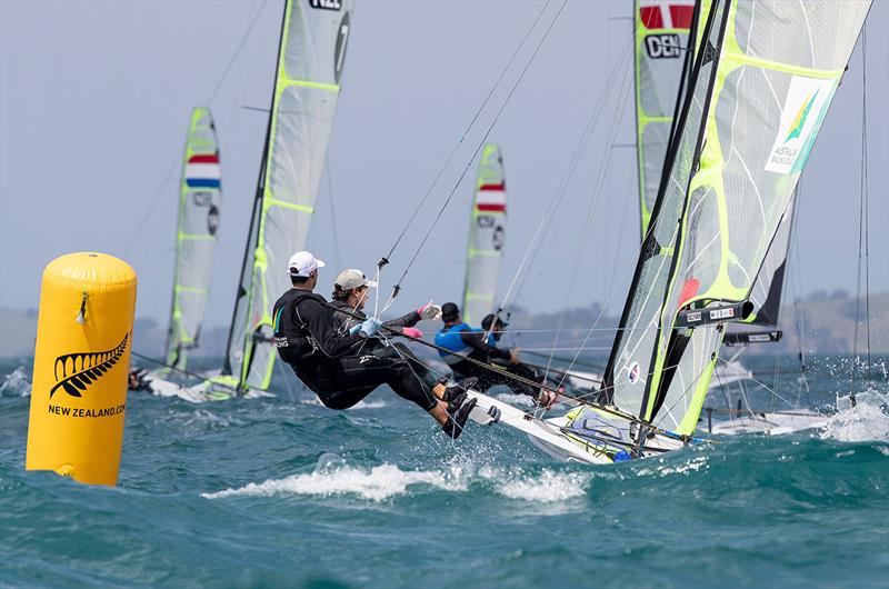 David and Lachy Gilmour - Hyundai 49er, 49erFX & Nacra 17 World Championships - photo © Matias Capizzano