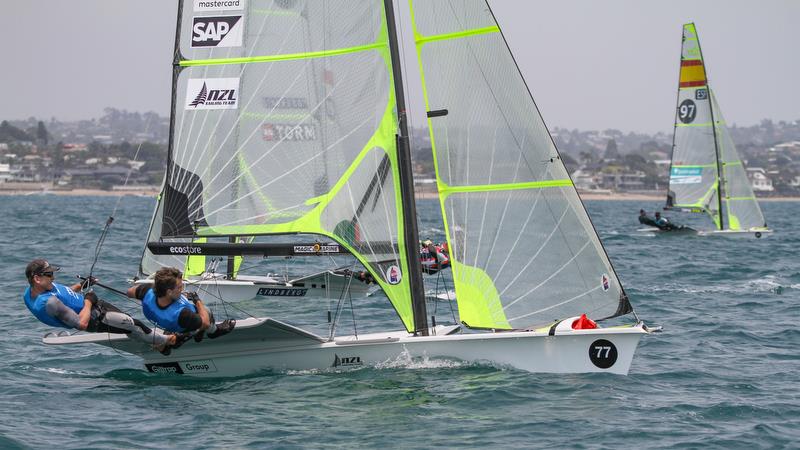 Peter Burling & Blair Tuke (NZL) 49er - Hyundai Worlds - Day 4, December 6, , Auckland NZ - photo © Richard Gladwell / Sail-World.com