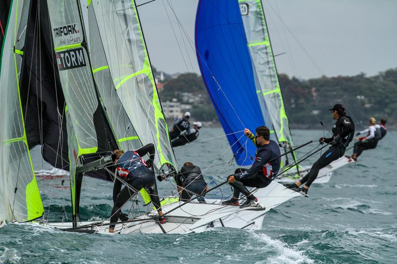 - 49er Worlds, - Day 5 - Auckland , December 3-8, 2019 photo copyright Richard Gladwell / Sail-World.com taken at Royal Akarana Yacht Club and featuring the 49er class