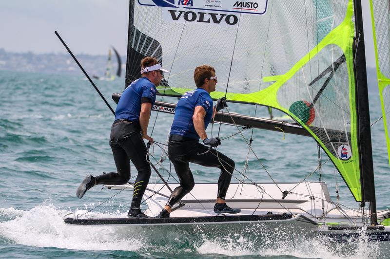 - 49er Worlds, - Day 5 - Auckland , December 3-8, 2019 photo copyright Richard Gladwell / Sail-World.com taken at Royal Akarana Yacht Club and featuring the 49er class