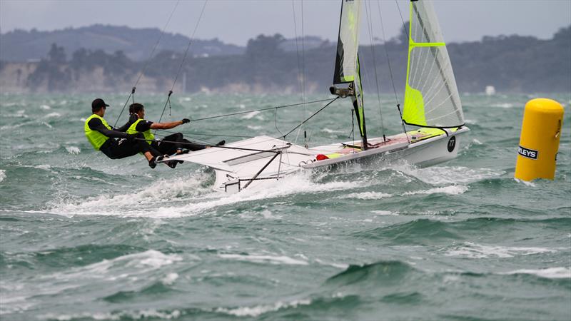 Peter Burling and Blair Tuke - 49er - 49er Worlds, - Day 6 - Auckland , December 3-8, - photo © Richard Gladwell / Sail-World.com