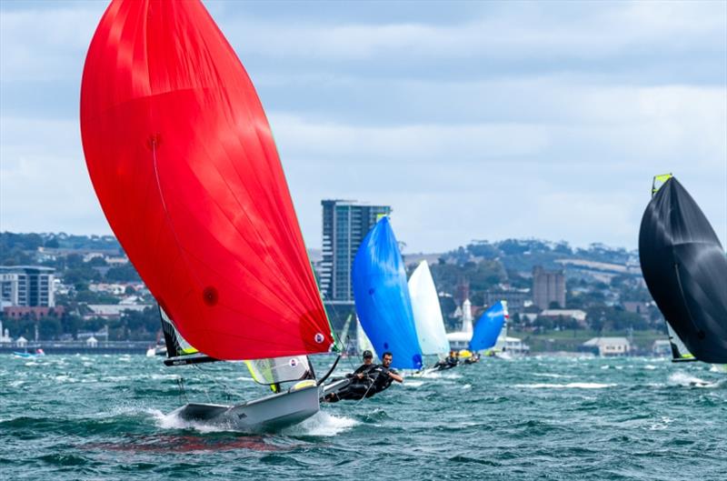 Peter Burling and Blair Tuke (NZL) - 2020 49er, 49er FX & Nacra 17 Oceania Championship, day 3 photo copyright Drew Malcolm taken at  and featuring the 49er class