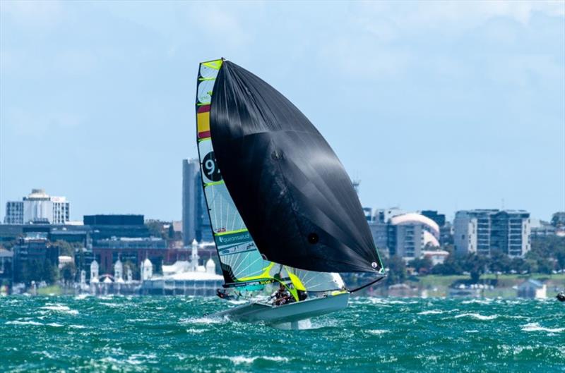 Day 4 - 2020 49er, 49er FX & Nacra 17 Oceania Championship photo copyright Drew Malcolm taken at  and featuring the 49er class