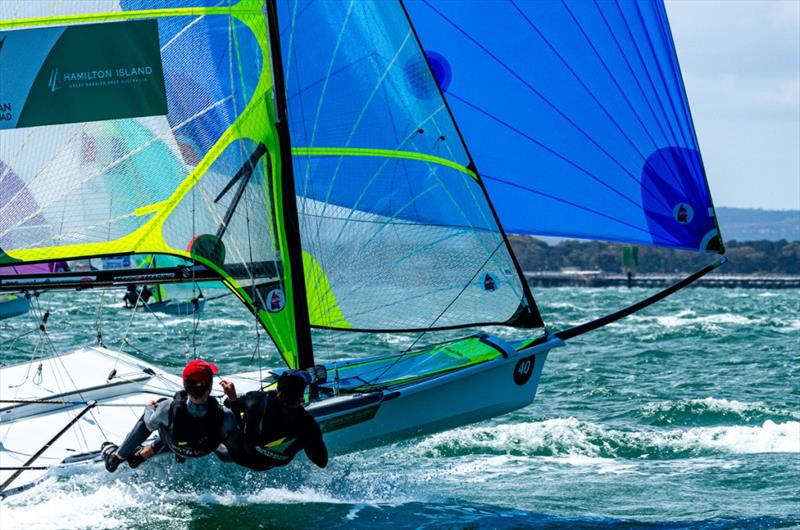 2020 49er and Nacra 17 World Championships photo copyright Drew Malcolm taken at  and featuring the 49er class