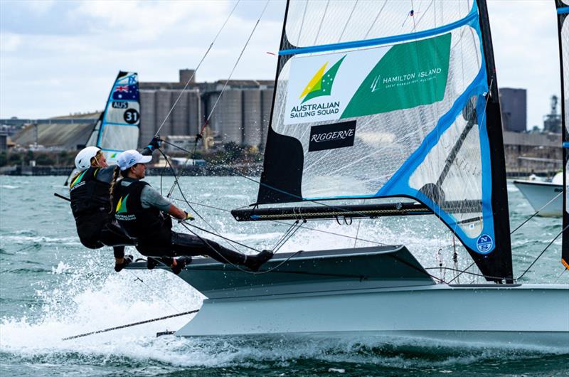 2020 49er and Nacra 17 World Championships photo copyright Drew Malcolm taken at  and featuring the 49er class