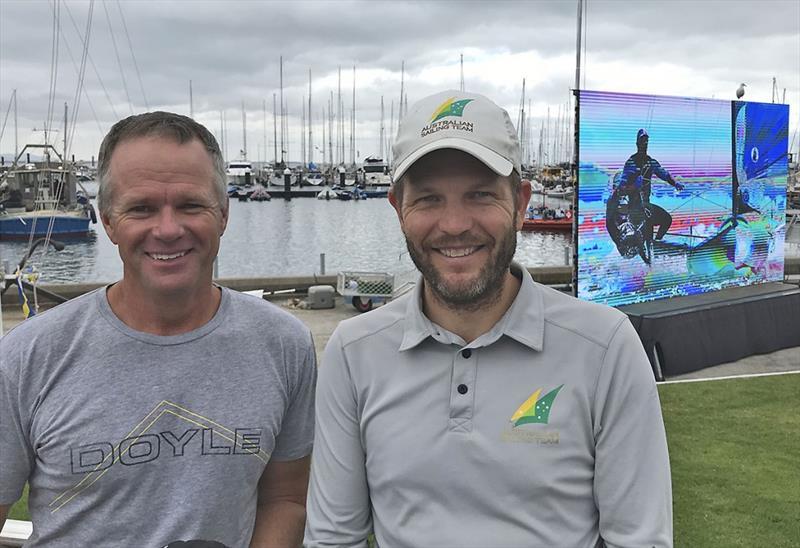 Australian Team at 2020 49er and Nacra 17 World Championships photo copyright Australian Sailing Team taken at Royal Geelong Yacht Club and featuring the 49er class
