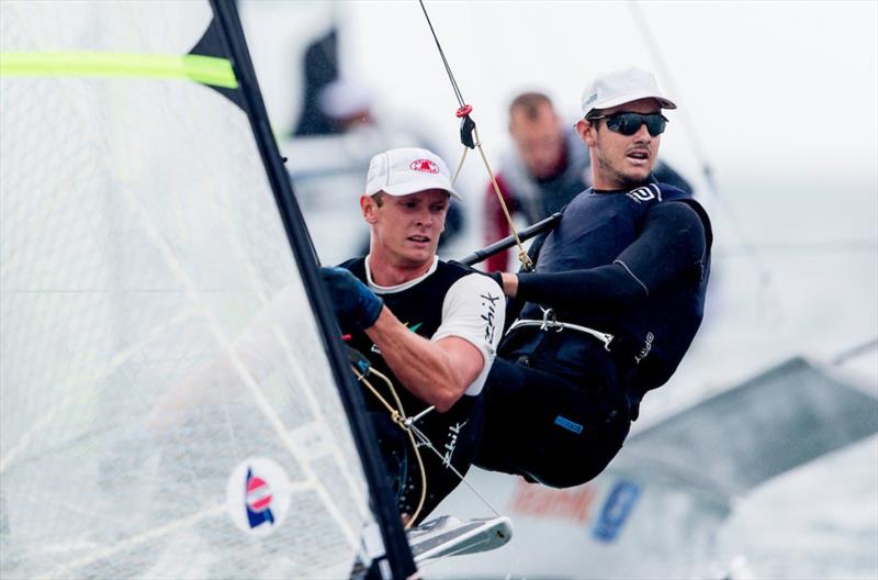 Australian Team at 2020 49er and Nacra 17 World Championships photo copyright Sailing Energy taken at Royal Geelong Yacht Club and featuring the 49er class