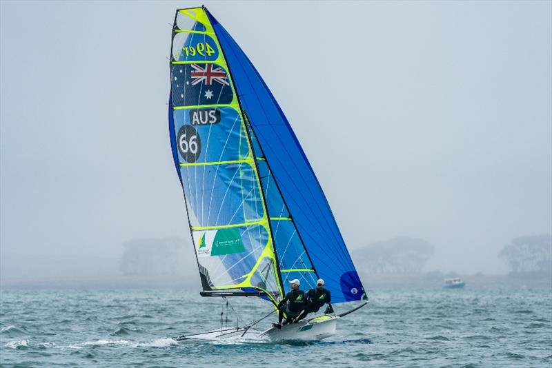 Will and Sam Phillips - 2020 49er, 49er FX & Nacra 17 World Championships, day 3 photo copyright Beau Outteridge / Australian Sailing Team taken at Royal Geelong Yacht Club and featuring the 49er class