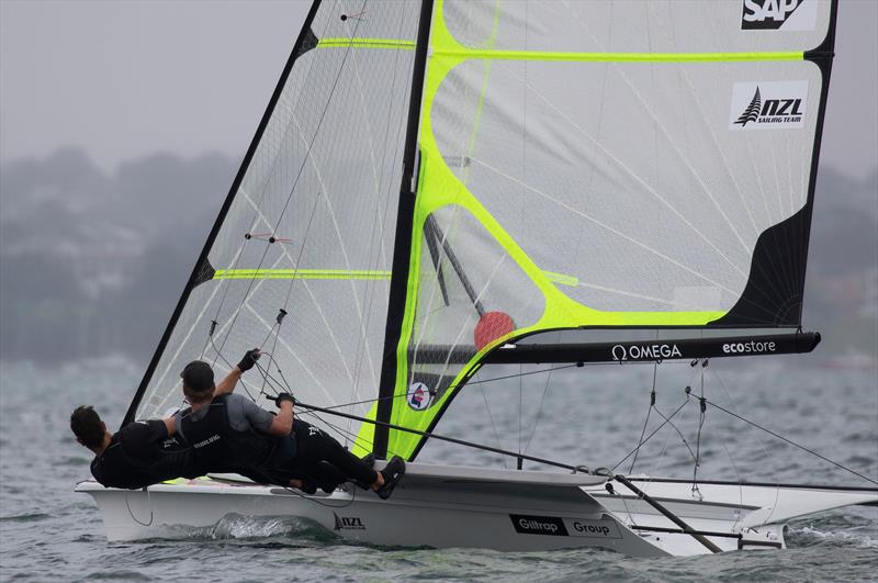   Peter Burling and Blair Tuke - 49er - Day 3 - 2020 World Championships - Royal Geelong Yacht Club - February 2020 - photo © Bill Phillips