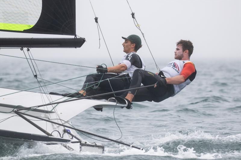 Andrew Mollerus and Ian MacDiarmid - 49er, 49er FX & Nacra 17 2020 World Championships, day 3 - photo © Adam Mustill