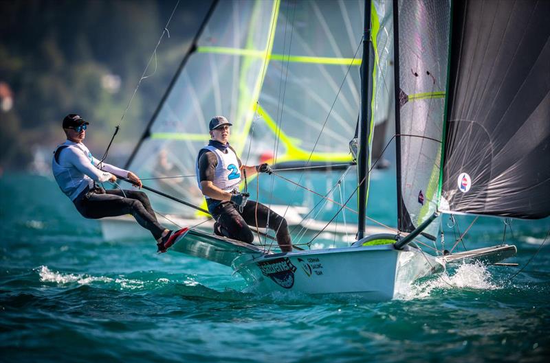 2020 Forward WIP 49er, 49erFX and Nacra 17 European Championship - Day 6 - photo © Tobias Stoerkle