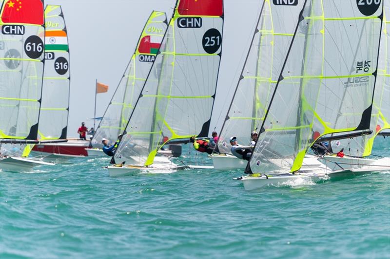 Mussanah Open Championship - Day 3 photo copyright Oman Sail taken at  and featuring the 49er class