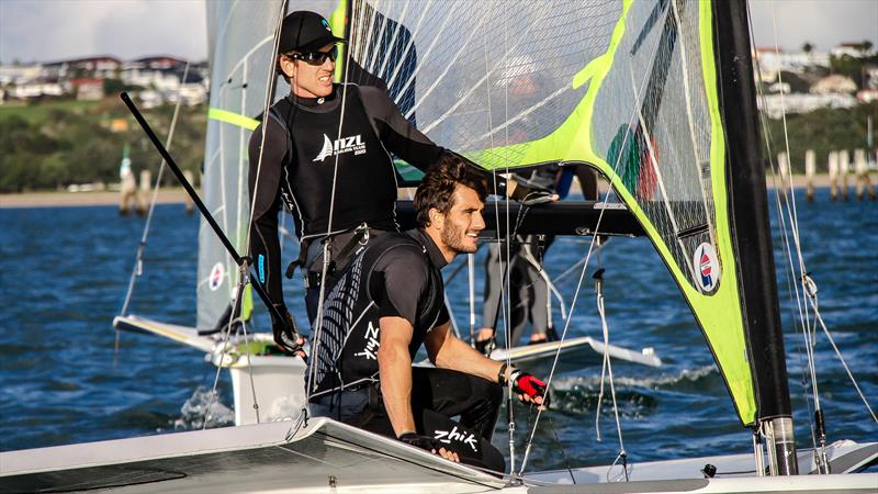 Peter Burling and Blair Tuke - 49er Training - March 17, - Royal Akarana Yacht Club photo copyright Richard Gladwell - Sail-World.com taken at Royal Akarana Yacht Club and featuring the 49er class