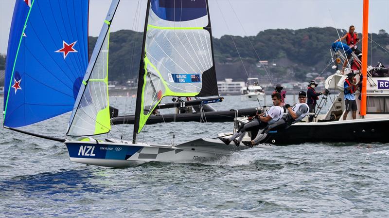 Tokyo2020 - Day 6- July, 30, - Blair Tuke and Peter Burling (49er) - Enoshima, Japan. - photo © Richard Gladwell 