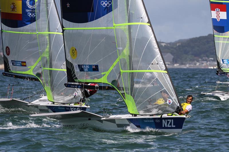 Peter Burling and Blair Tuke - 49er - Tokyo2020 - Day 9- August 2, - Enoshima, Japan photo copyright Richard Gladwell - Sail-World.com / Photosport taken at  and featuring the 49er class