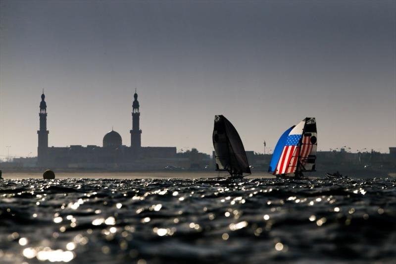 2021 Nacra 17, 49erFX and 49er World Championships in Mussanah - Day 1 - photo © Sailing Energy / Oman Sail