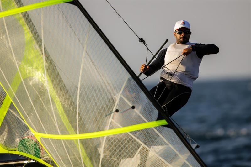 2021 Nacra 17, 49erFX and 49er World Championships in Mussanah - Day 2 photo copyright Sailing Energy / Oman Sail taken at  and featuring the 49er class