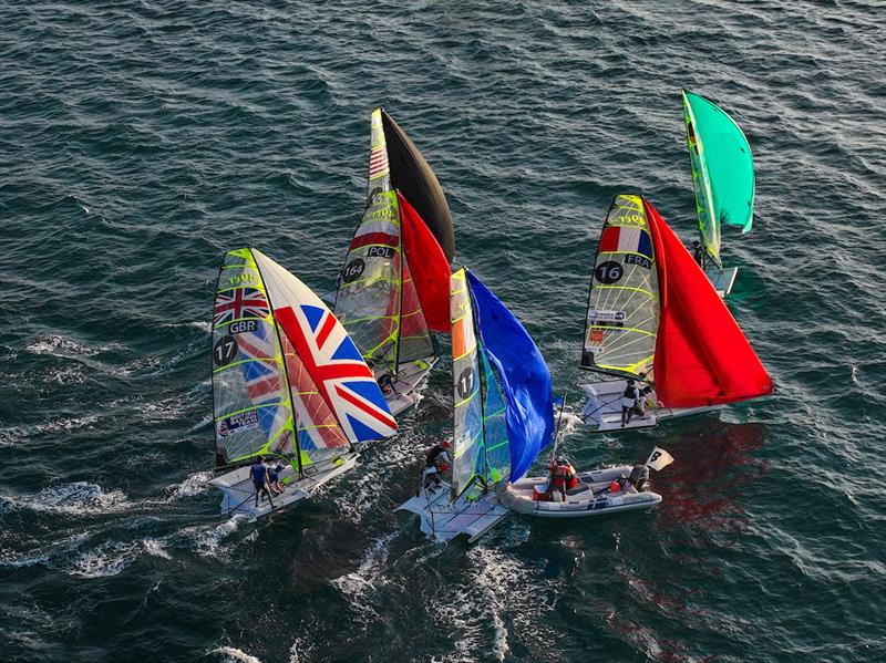 49er, 49erFX and Nacra 17 World Championships - Day 5 - photo © Sailing Energy / Pedro Martinez