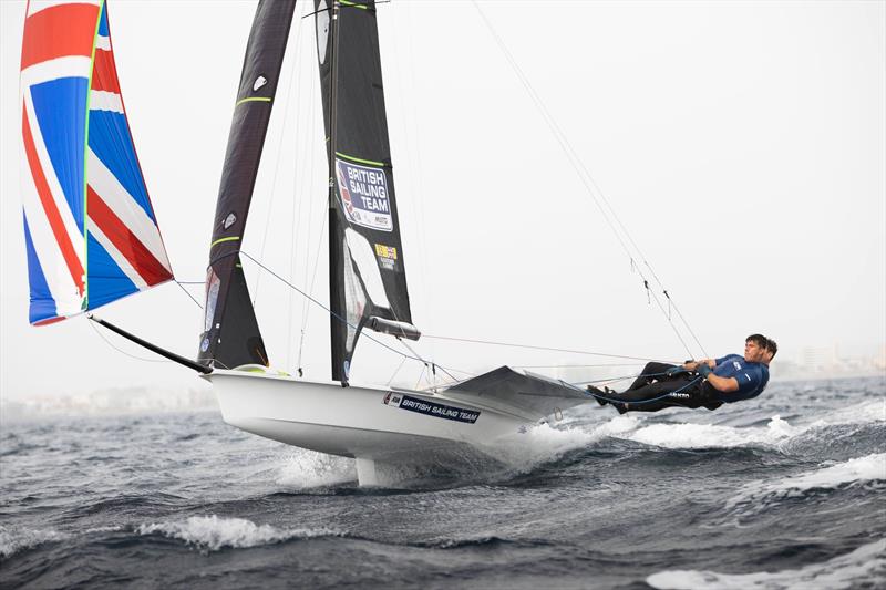 Fletcher and Haws blast into the Paris quad photo copyright Lloyd Images taken at  and featuring the 49er class