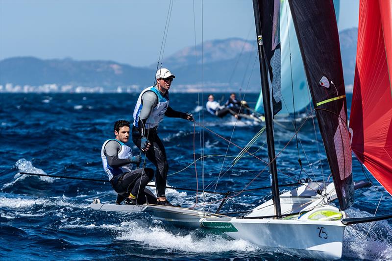 Jim Colley and Shaun Connor learned valuable lessons - Princess Sofia Trophy photo copyright Beau Outteridge taken at Real Club Náutico de Palma and featuring the 49er class