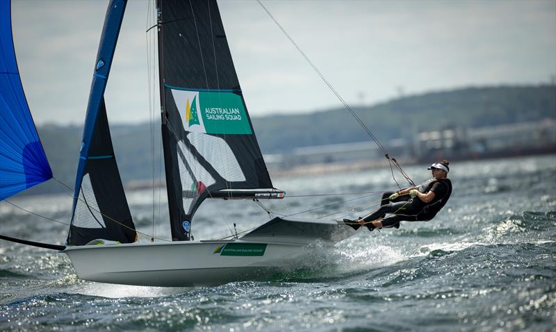 49er - Day 4 - European Championships - Aarhus, Denmark - July 2022 photo copyright Peter Brogger taken at Sailing Aarhus and featuring the 49er class