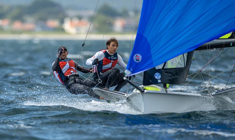 49er - Day 4 - European Championships - Aarhus, Denmark - July 2022 photo copyright Peter Brogger taken at Sailing Aarhus and featuring the 49er class