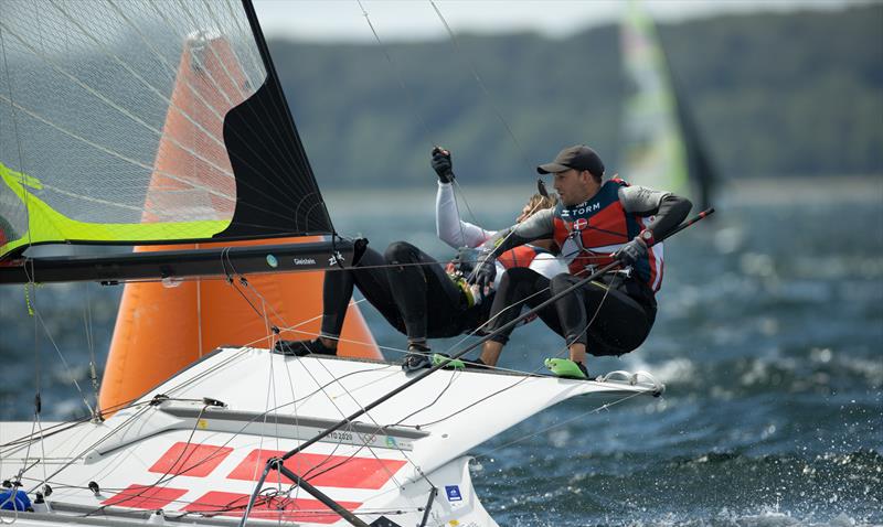 49er - Day 4 - European Championships - Aarhus, Denmark - July 2022 - photo © Peter Brogger