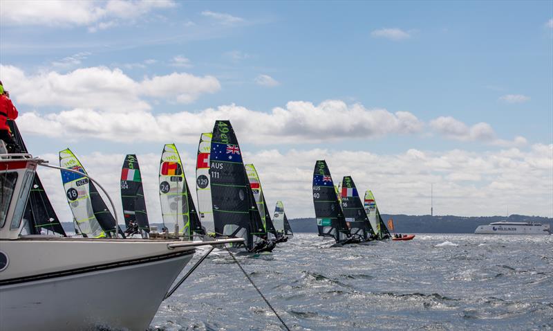 49er - Day 4 - European Championships - Aarhus, Denmark - July 2022 photo copyright Peter Brogger taken at Sailing Aarhus and featuring the 49er class