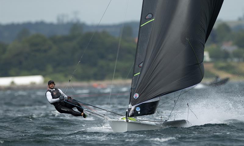 49er - Day 5 - European Championships - Aarhus, Denmark - July 2022 photo copyright Peter Brogger taken at Sailing Aarhus and featuring the 49er class