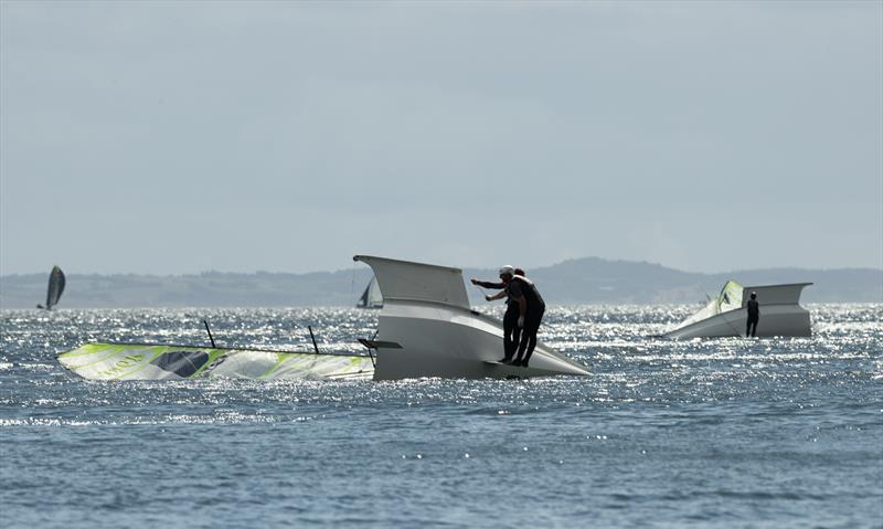 49er - Day 5 - European Championships - Aarhus, Denmark - July 2022 photo copyright Peter Brogger taken at Sailing Aarhus and featuring the 49er class