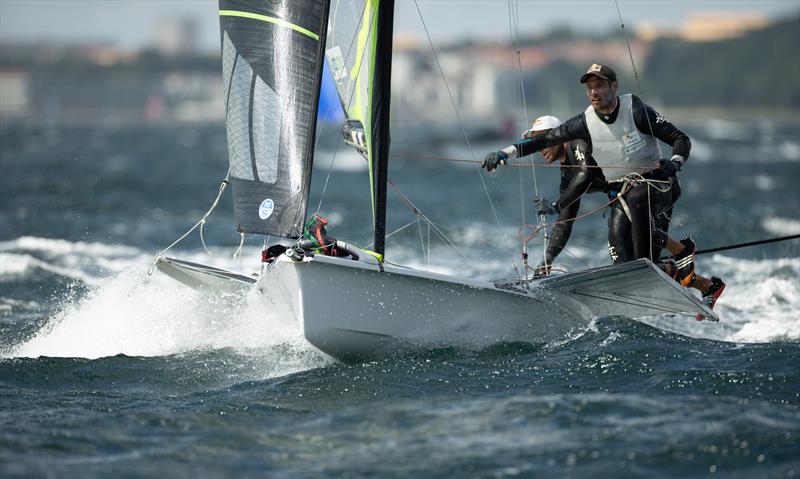 49er - Day 5 - European Championships - Aarhus, Denmark - July 2022 - photo © Peter Brogger