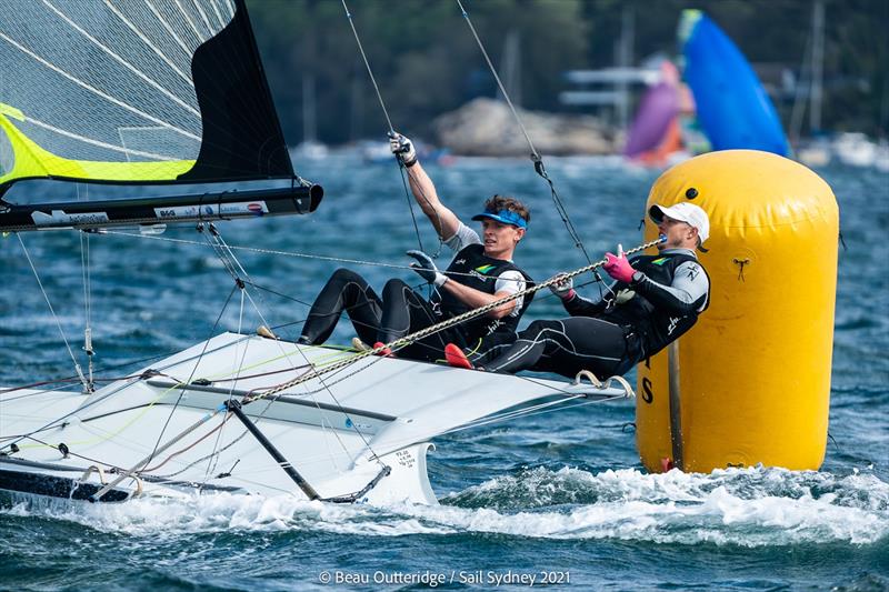 Tom Burton and Simon Hoffman - 2022 49er, 49erFX and Nacra 17 World Championships - photo © Beau Outteridge