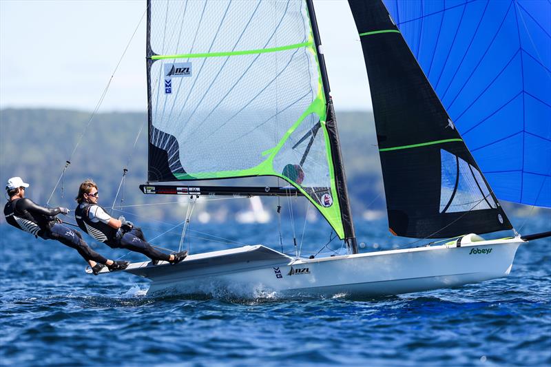 Logan Dunning Beck and Oscar Gunn (NZL) 49er - Day 3 - World Championship August 31st - September 5th, Halifax, Nova Scotia, Canada - photo © Sailing Energy