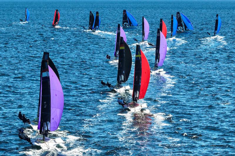 49er class - Day 3 - World Championship August 31st - September 5th, Halifax, Nova Scotia, Canada photo copyright Sailing Energy taken at Royal Nova Scotia Yacht Squadron and featuring the 49er class