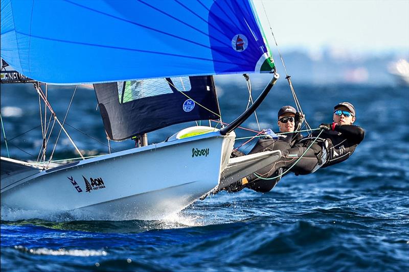 49er, 49erFX and Nacra 17 World Championships - Day 4 photo copyright Sailing Energy taken at  and featuring the 49er class
